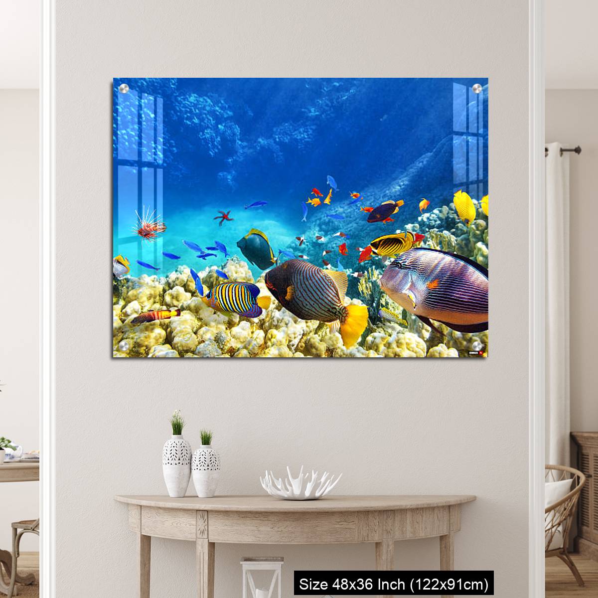 OMGs Acrylic Wall Decor – Underwater world with corals and tropical fish. - Image 5