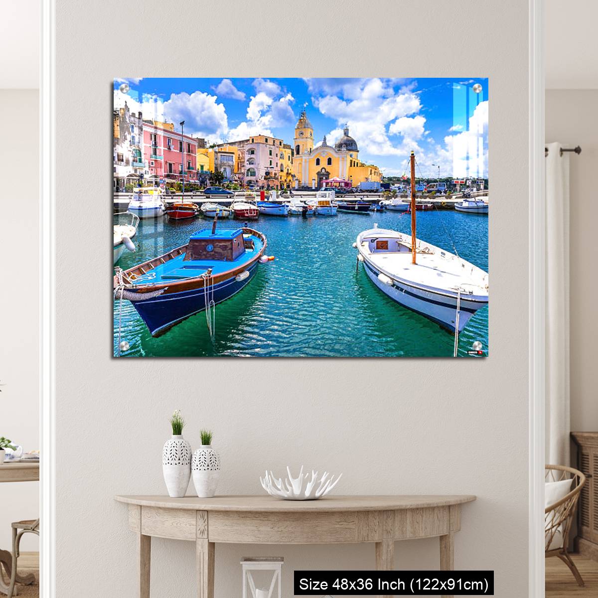 OMGs Acrylic Wall Decor – colorful Procida island in Campania, Italy - Image 5