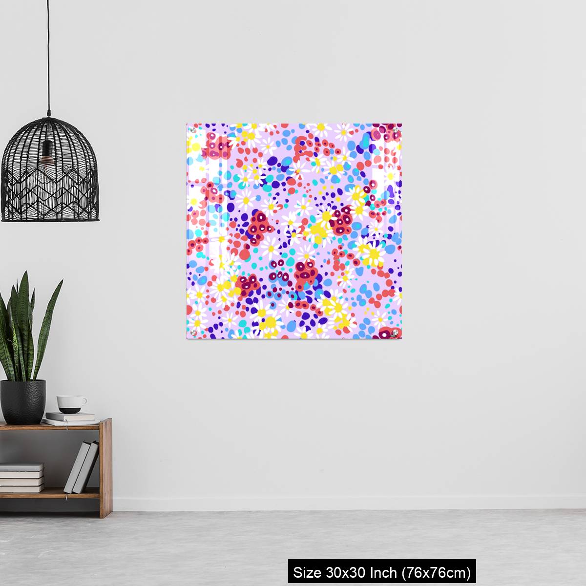 OMGs Acrylic Wall Decor – Bright nature summer floral background - Image 6