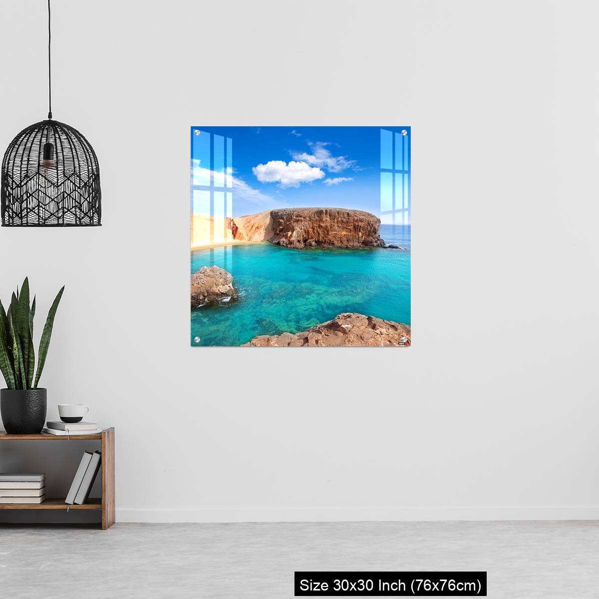 OMGs Acrylic Wall Decor – Lanzarote El Papagayo Playa Beach in Canaries - Image 6