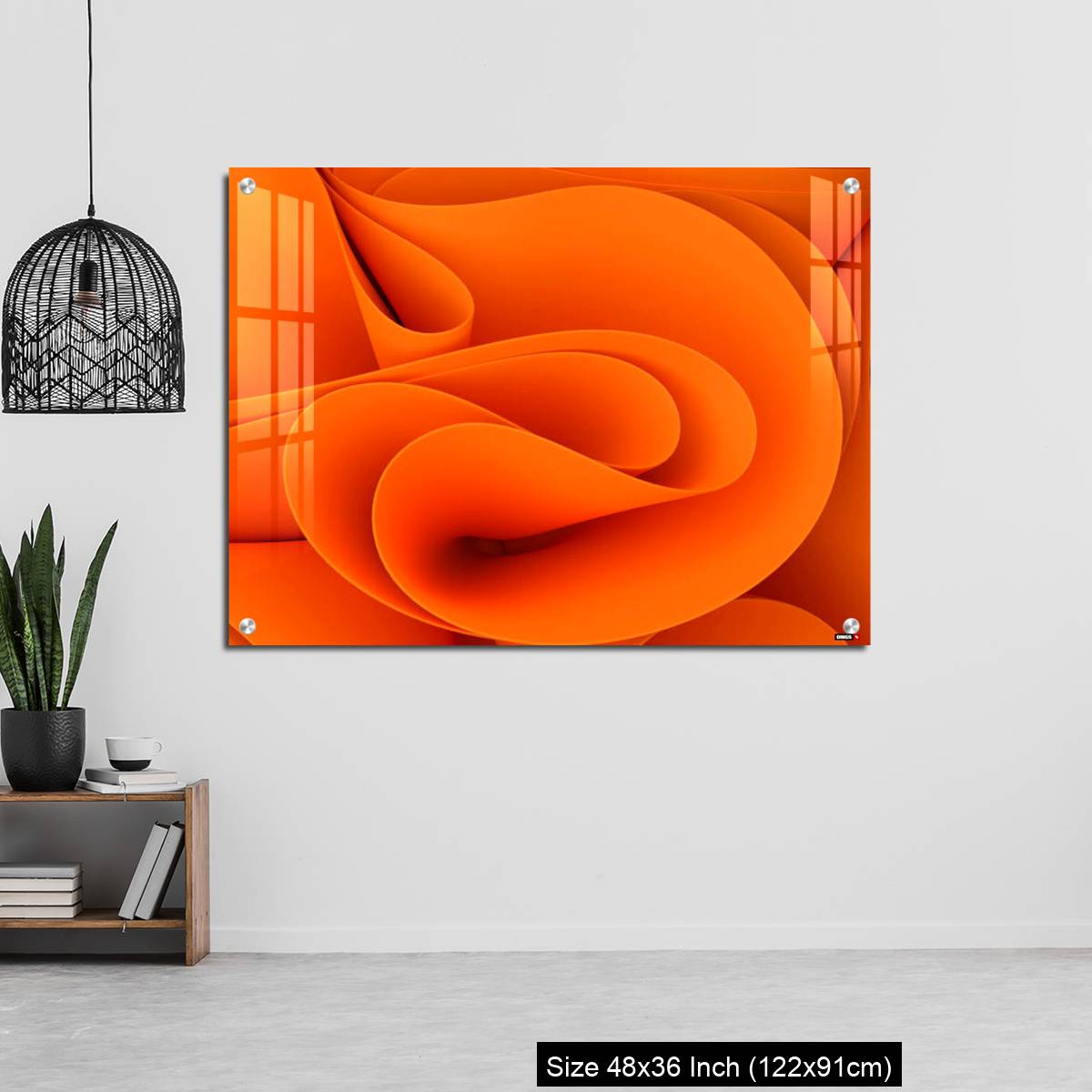 OMGs Acrylic Wall Decor – Wavy swirly fabric. - Image 6