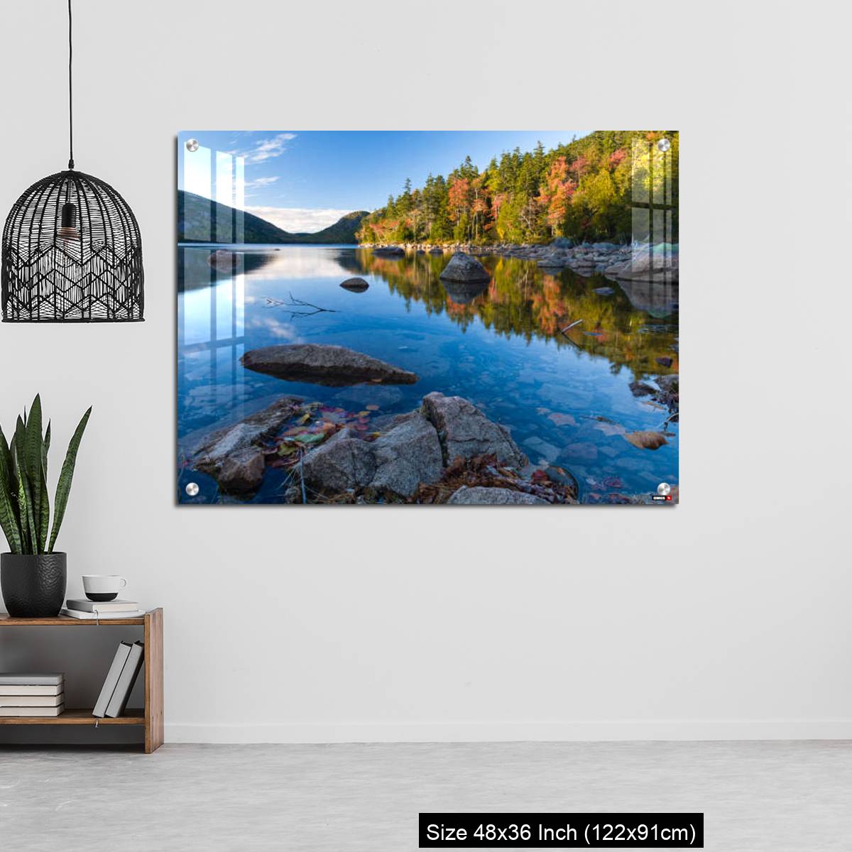 OMGs Acrylic Wall Decor – Autumn, Jordan Pond, Acadia National Park - Image 6