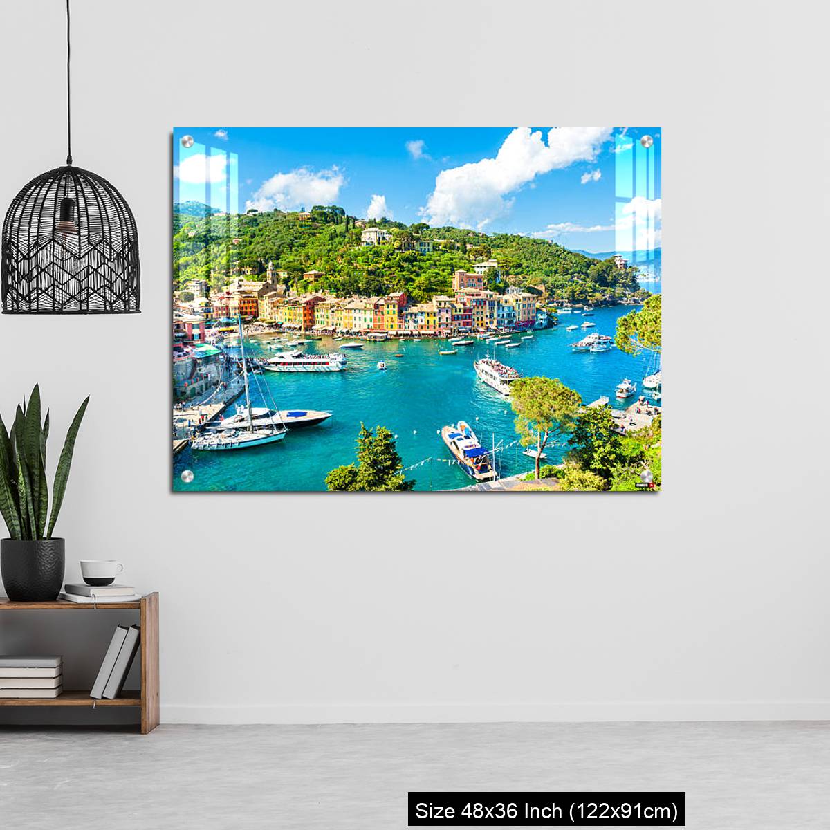 OMGs Acrylic Wall Decor – Beautiful view of Portofino, Liguria, Italy - Image 6