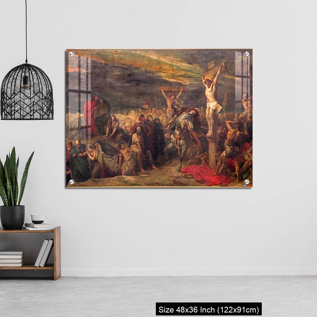 OMGs Acrylic Wall Decor – Brussels - The Crucifixion paint in st. Jacques church - Image 6