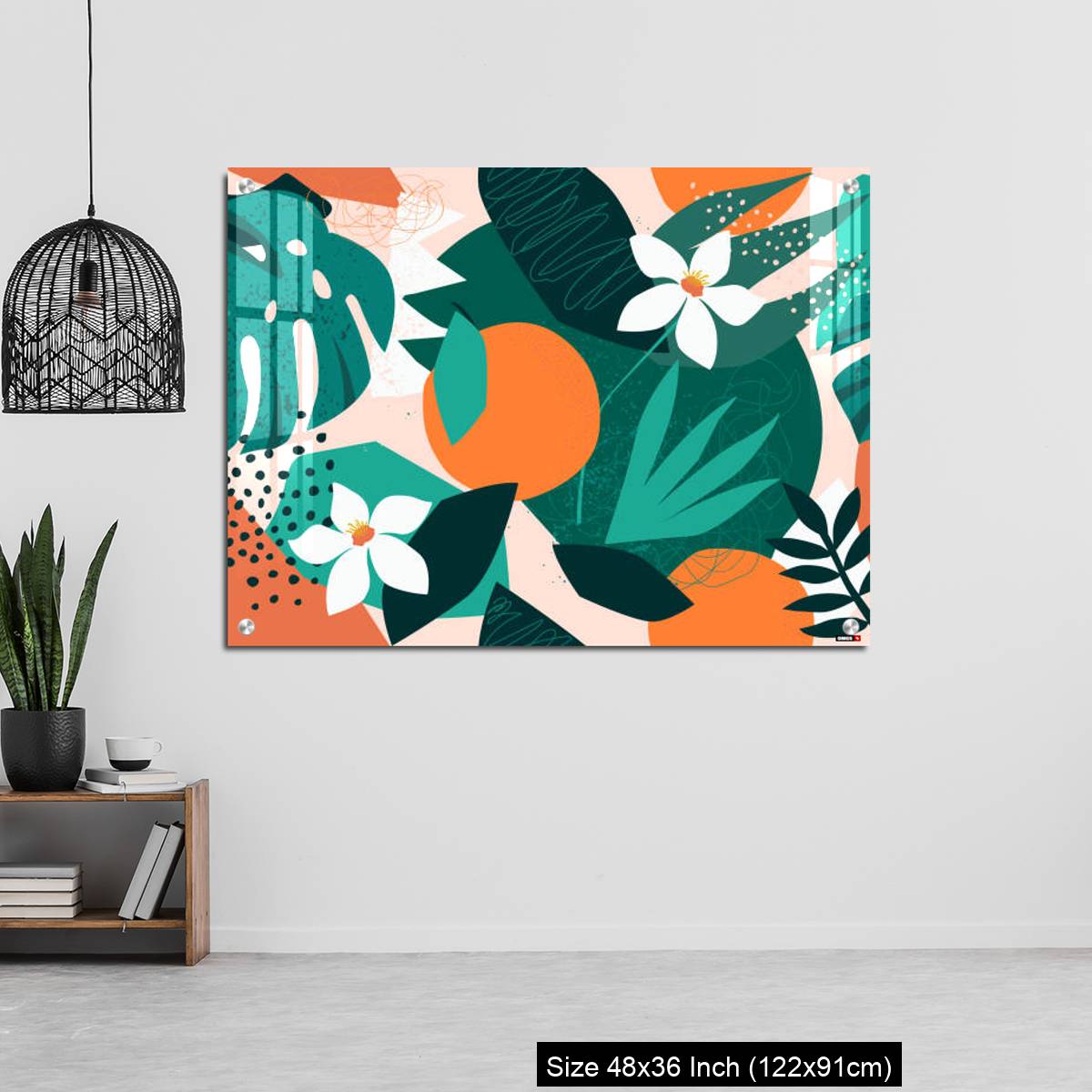 OMGs Acrylic Wall Decor – Collage contemporary floral seamless pattern - Image 6