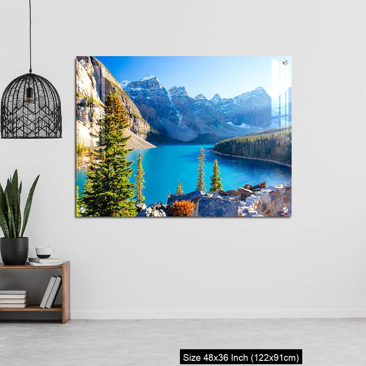 OMGs Acrylic Wall Decor – Moraine Lake, Lake Louise, Banff National Park, Alberta, Canada - Image 6