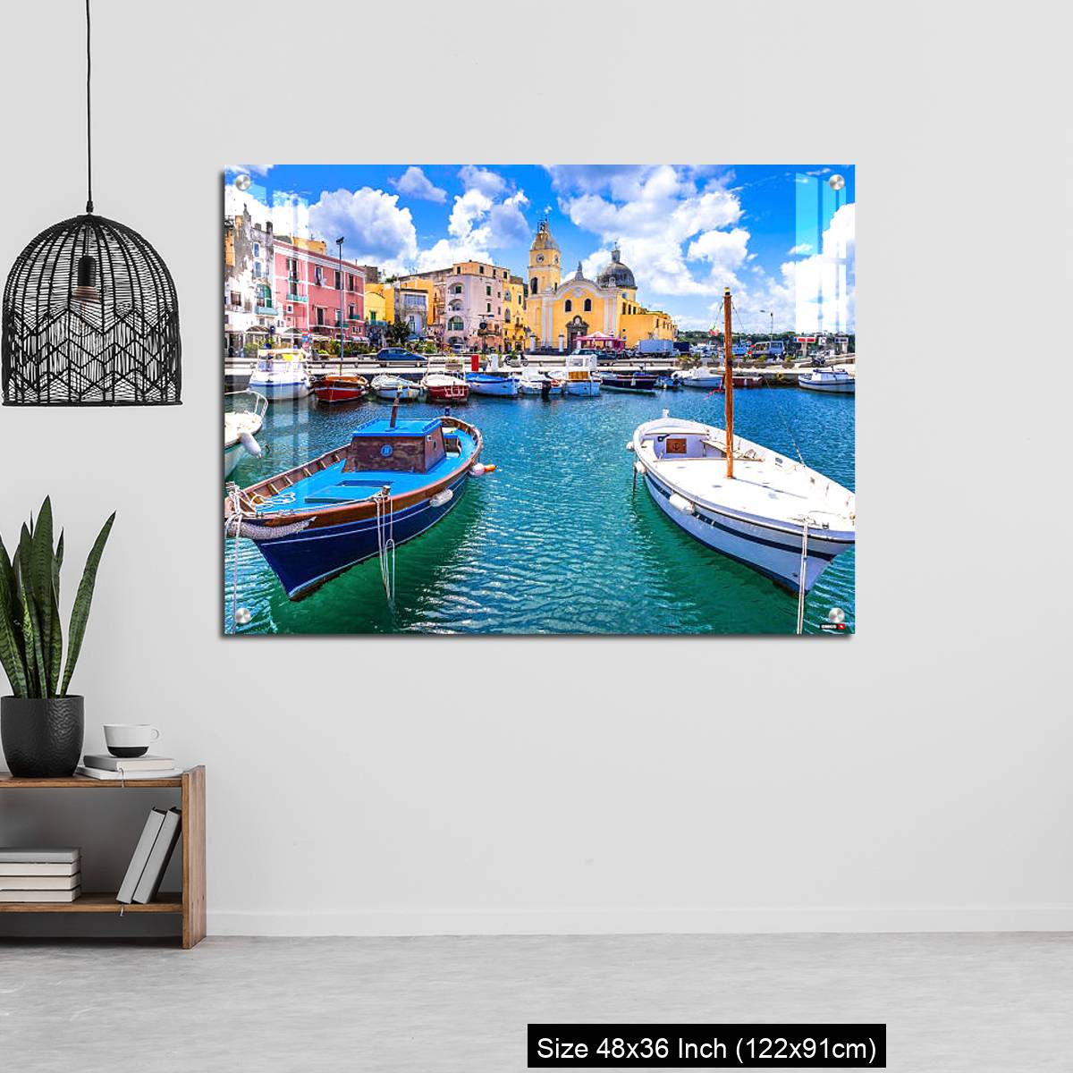 OMGs Acrylic Wall Decor – colorful Procida island in Campania, Italy - Image 6