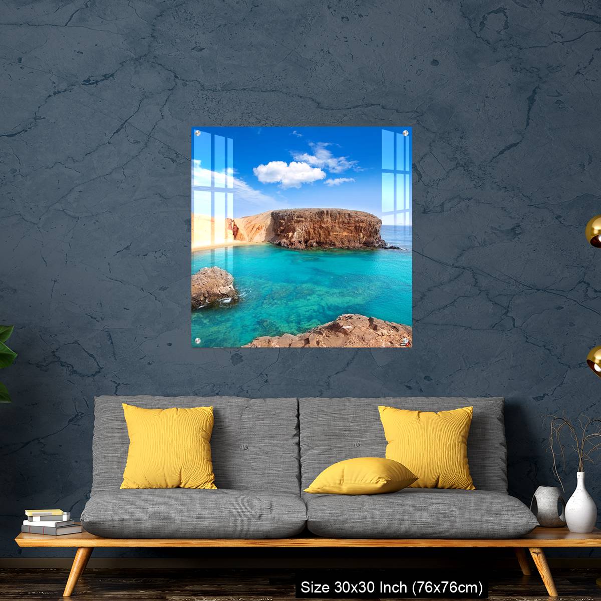 OMGs Acrylic Wall Decor – Lanzarote El Papagayo Playa Beach in Canaries - Image 7
