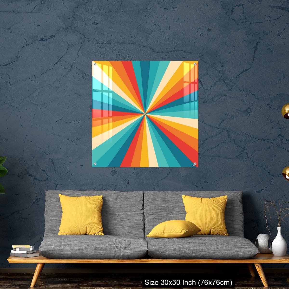 OMGs Acrylic Wall Decor – Sunburst Retro - Image 7