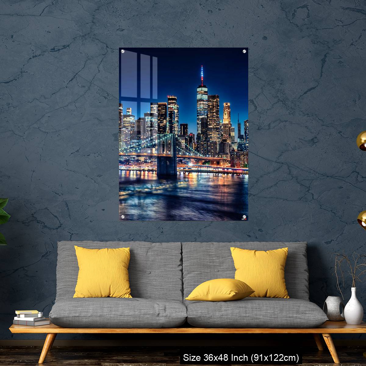 OMGs Acrylic Wall Decor – New York City by night, United States - Image 7