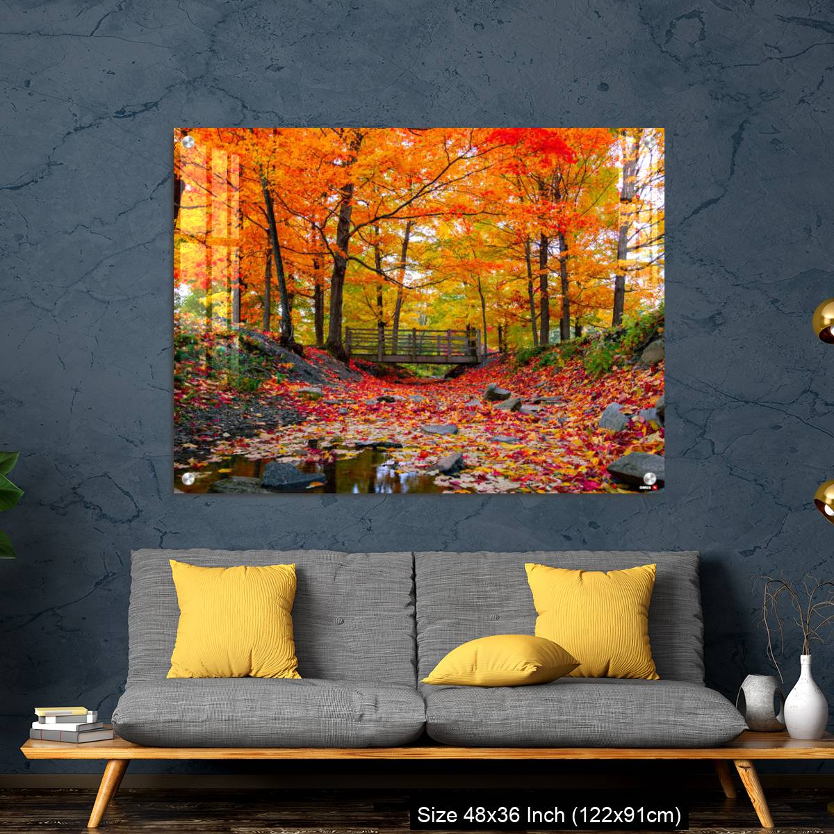 OMGs Acrylic Wall Decor – Beautiful fall foliage in the northeast USA - Image 7