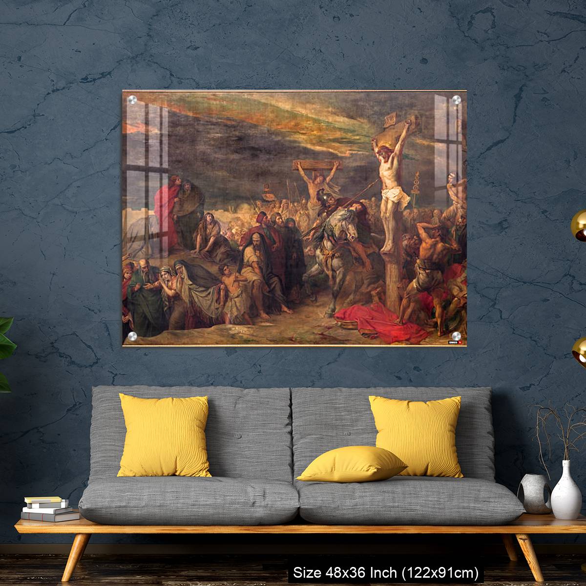 OMGs Acrylic Wall Decor – Brussels - The Crucifixion paint in st. Jacques church - Image 7