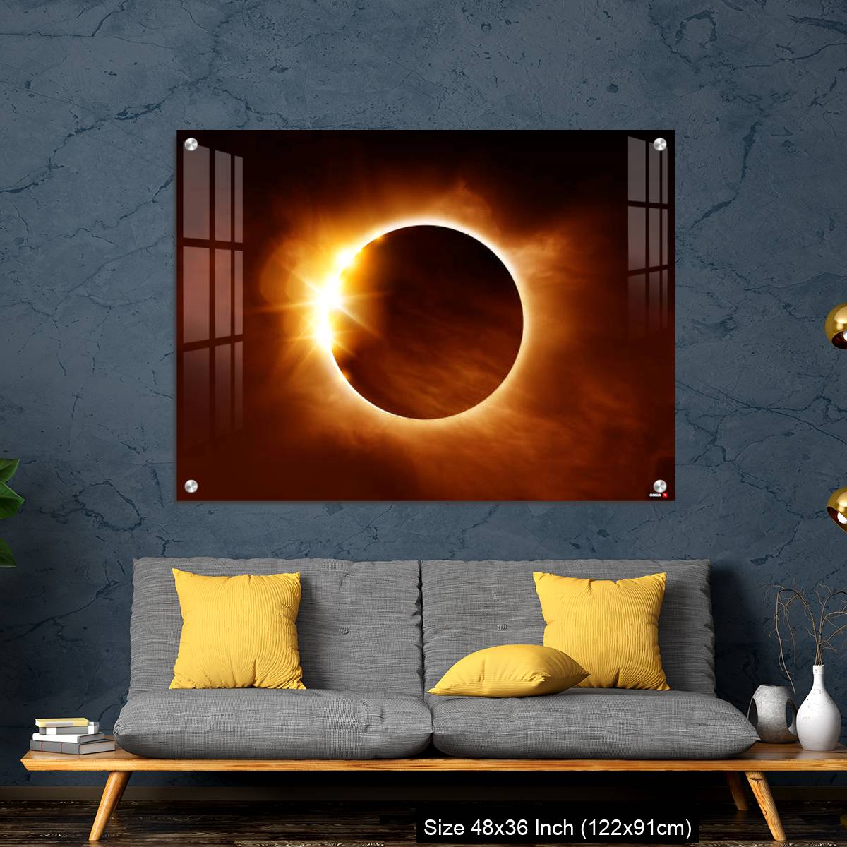 OMGs Acrylic Wall Decor – Close Up Of A Total Solar Eclipse - Image 7