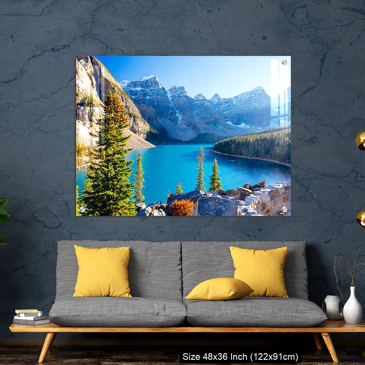 OMGs Acrylic Wall Decor – Moraine Lake, Lake Louise, Banff National Park, Alberta, Canada - Image 7