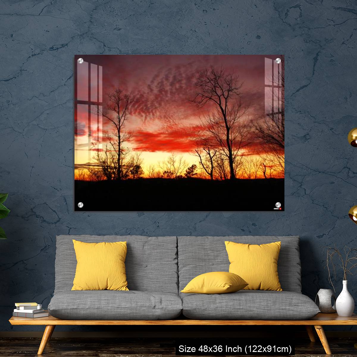 OMGs Acrylic Wall Decor – Sunset near Daniel boone national forest - Image 7