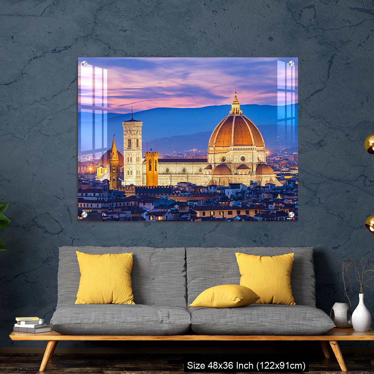 OMGs Acrylic Wall Decor – The twilight of Florence in Tuscany, Italy - Image 7