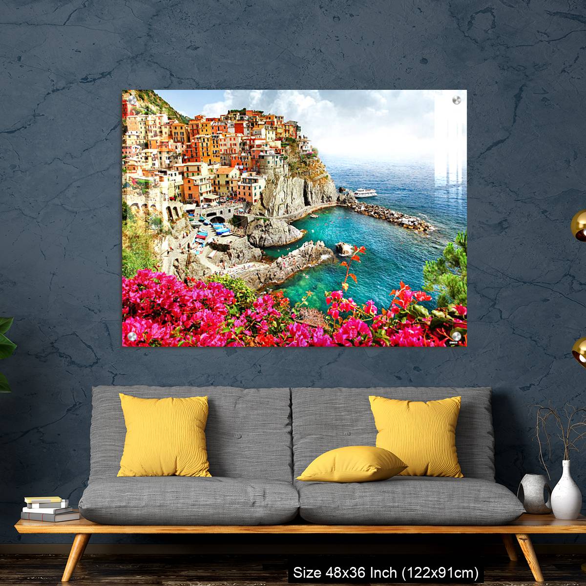OMGs Acrylic Wall Decor – beautiful places of Italy  - Monarola village (Cinque terre) - Image 7