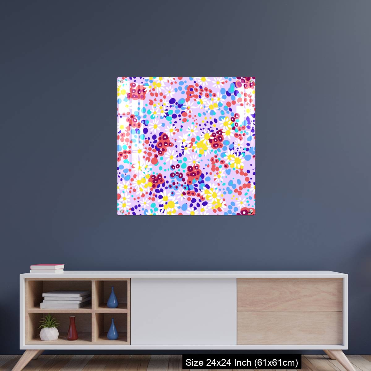 OMGs Acrylic Wall Decor – Bright nature summer floral background - Image 8