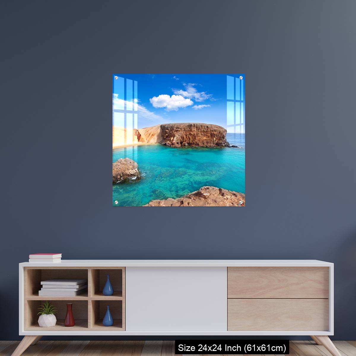 OMGs Acrylic Wall Decor – Lanzarote El Papagayo Playa Beach in Canaries - Image 8