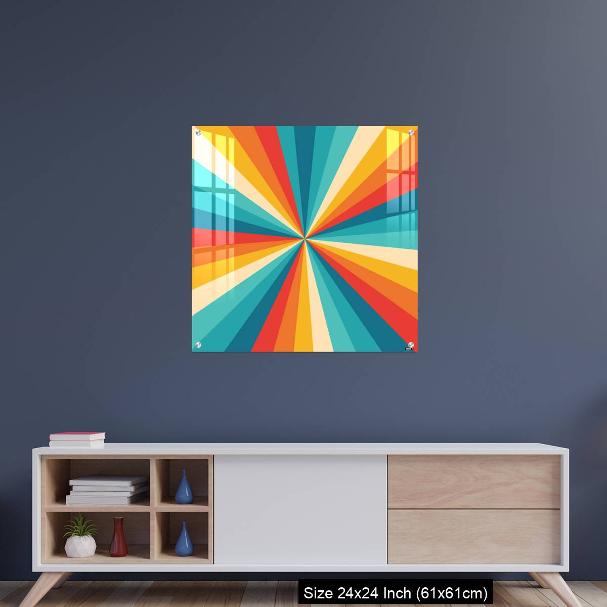 OMGs Acrylic Wall Decor – Sunburst Retro - Image 8