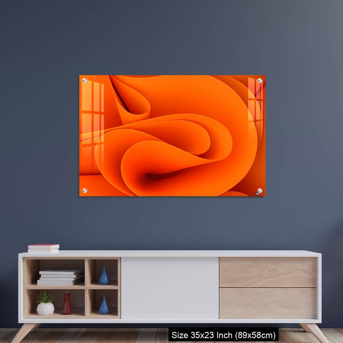 OMGs Acrylic Wall Decor – Wavy swirly fabric. - Image 8