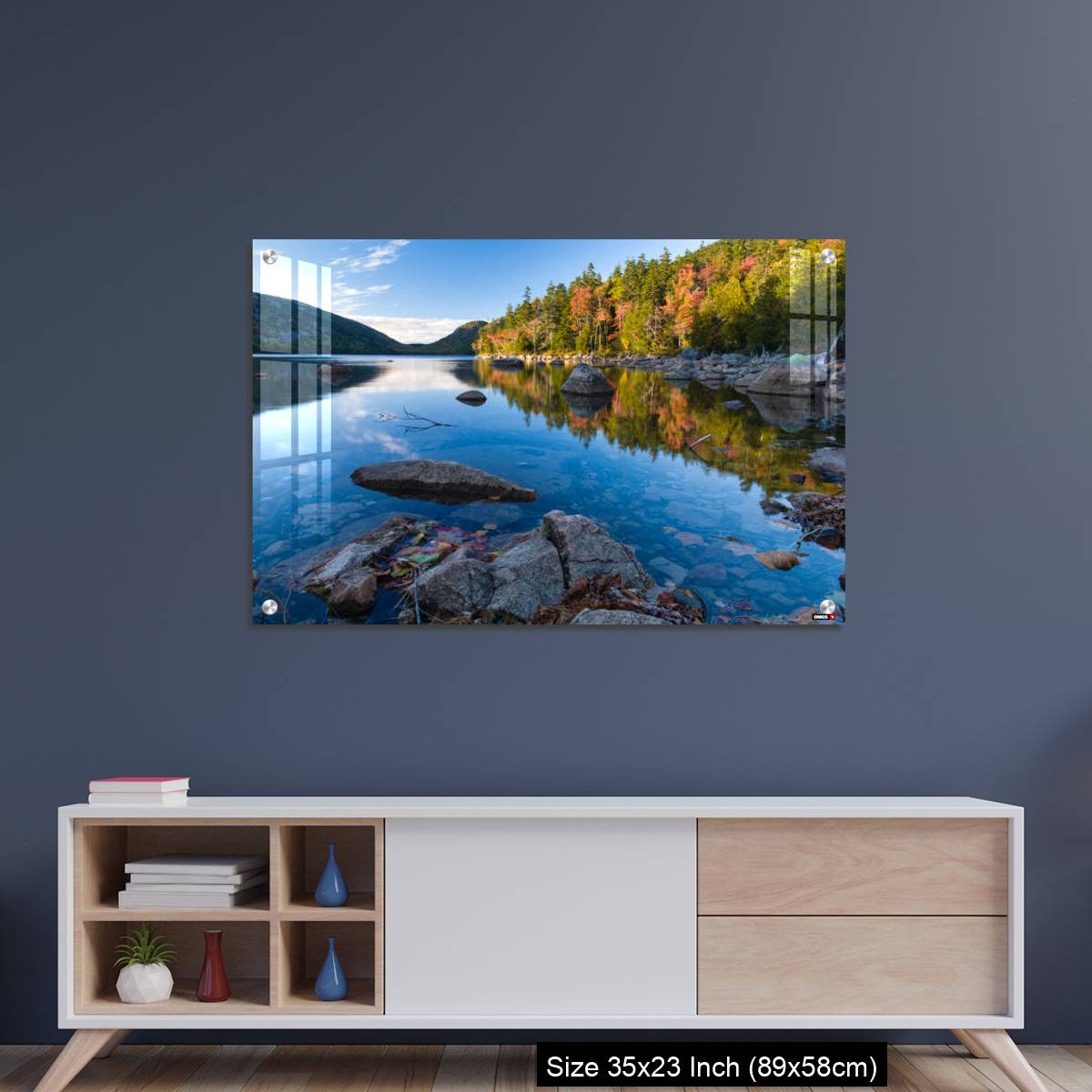 OMGs Acrylic Wall Decor – Autumn, Jordan Pond, Acadia National Park - Image 8