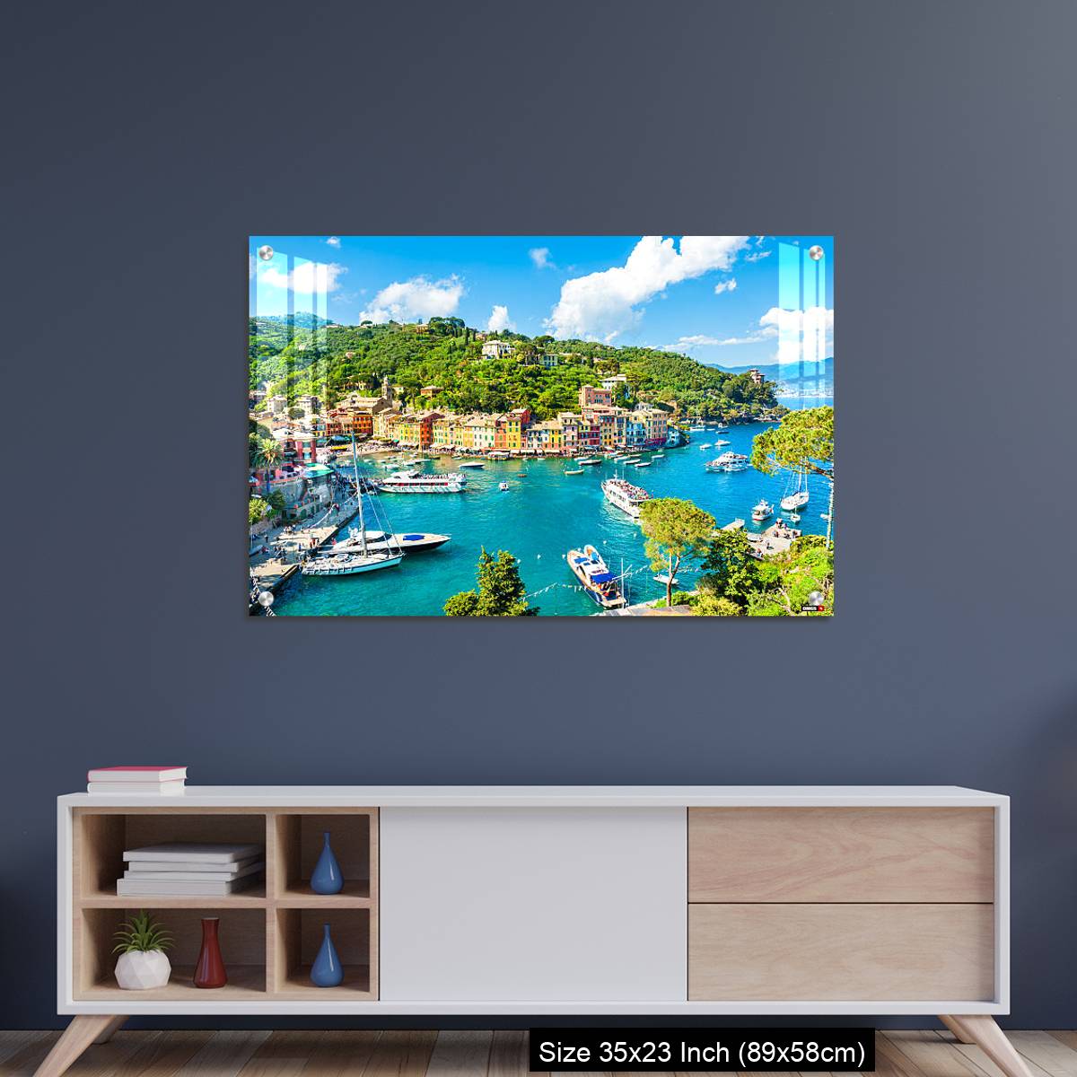 OMGs Acrylic Wall Decor – Beautiful view of Portofino, Liguria, Italy - Image 8