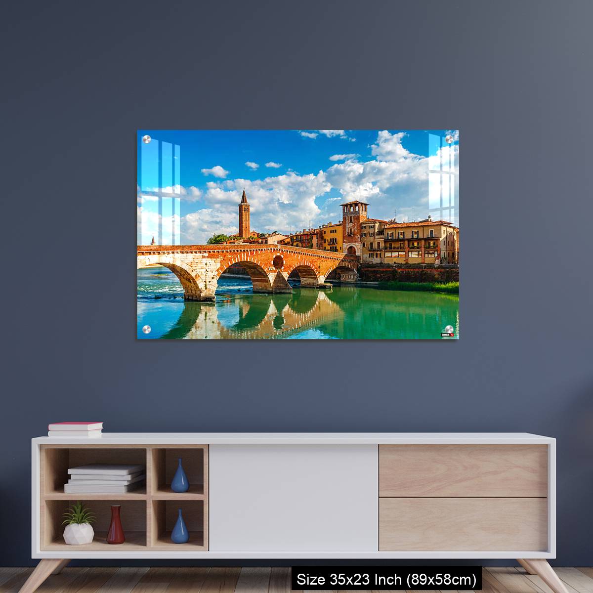 OMGs Acrylic Wall Decor – Bridge Ponte Pietra in Verona on Adige river - Image 8