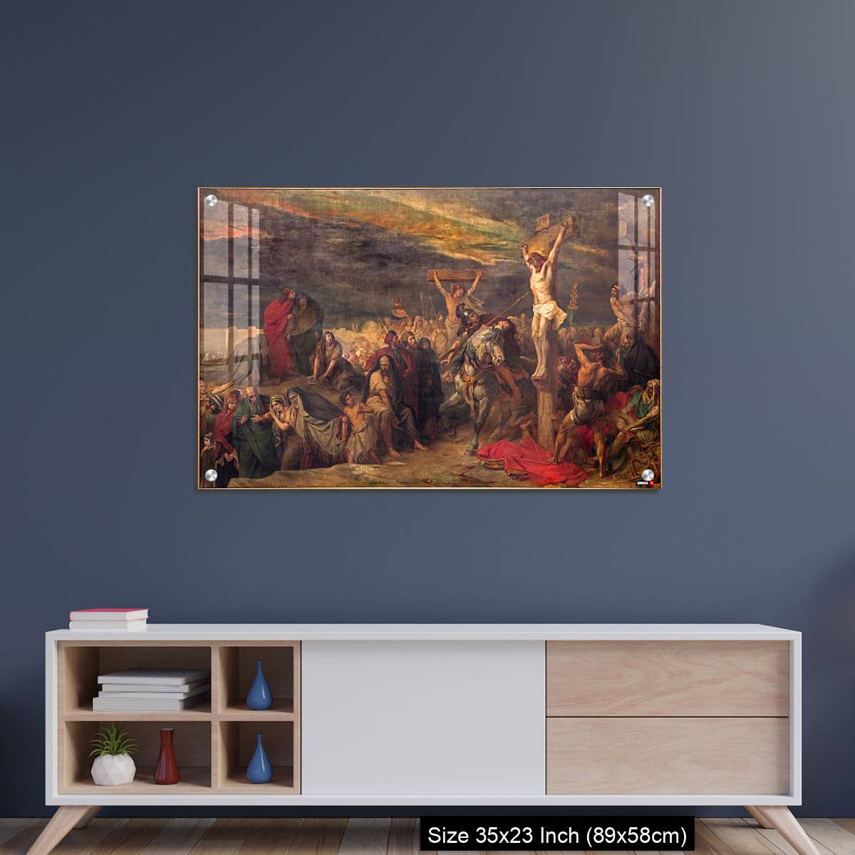 OMGs Acrylic Wall Decor – Brussels - The Crucifixion paint in st. Jacques church - Image 8