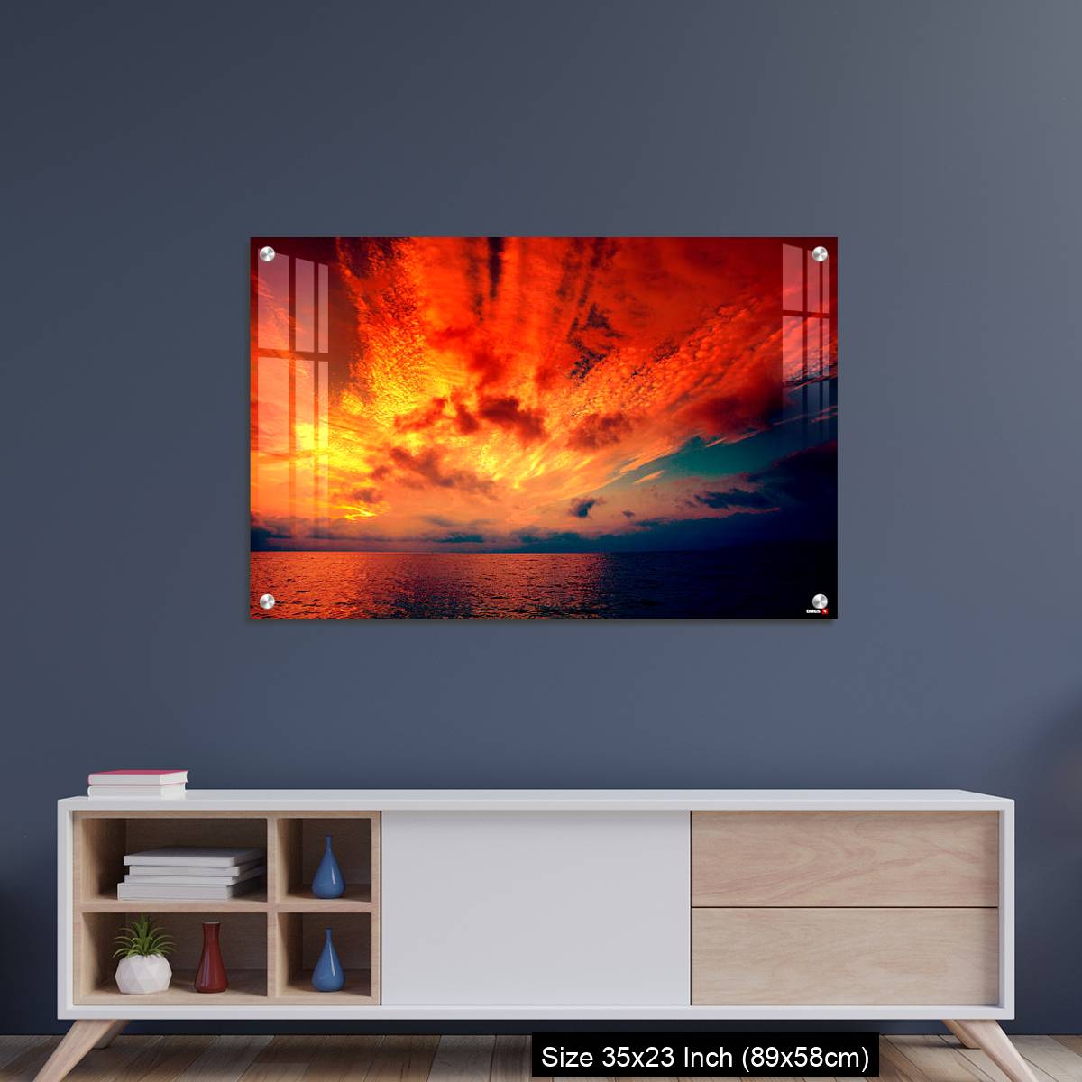 OMGs Acrylic Wall Decor – Early morning, burned sunrise over sea - Image 8
