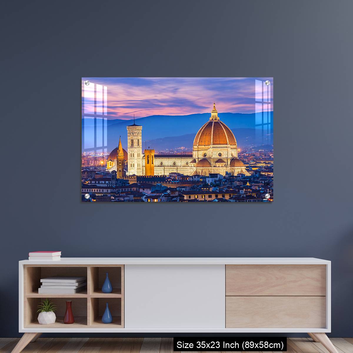 OMGs Acrylic Wall Decor – The twilight of Florence in Tuscany, Italy - Image 8