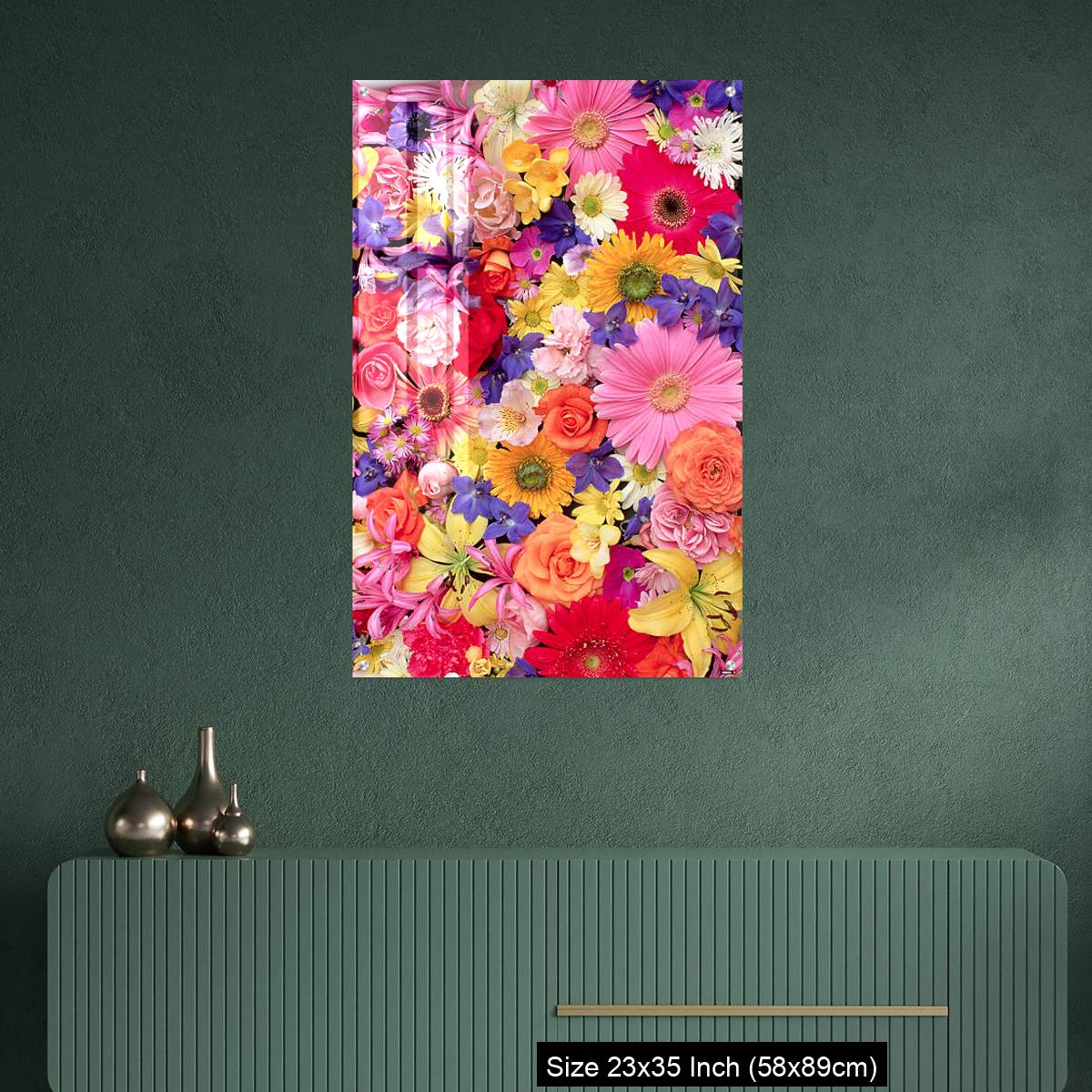 OMGs Acrylic Wall Decor – Colorful Flower Montage - Image 9