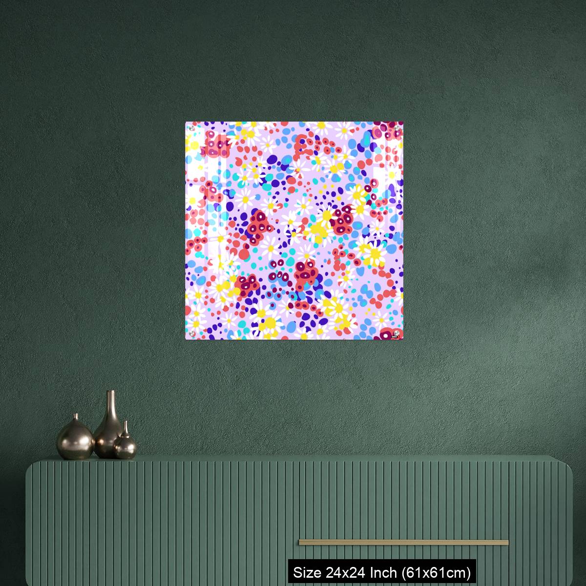 OMGs Acrylic Wall Decor – Bright nature summer floral background - Image 9