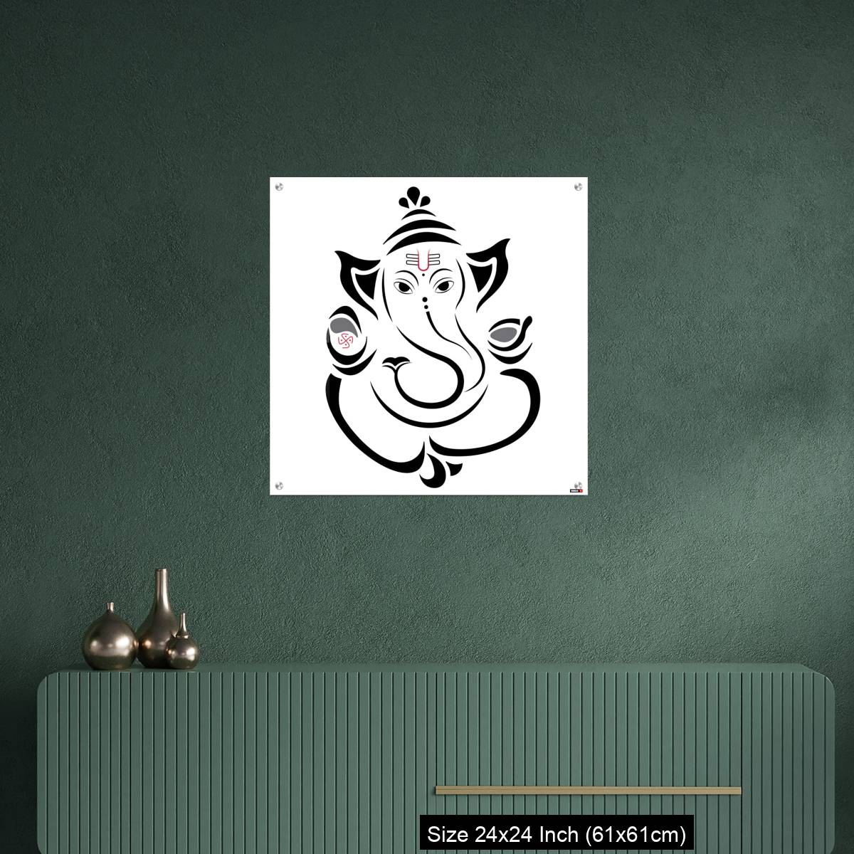 OMGs Acrylic Wall Decor – God Vinayaha Ganapathy - Image 9