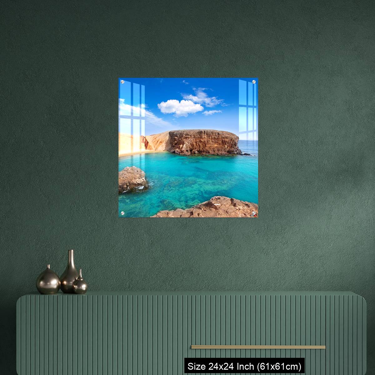 OMGs Acrylic Wall Decor – Lanzarote El Papagayo Playa Beach in Canaries - Image 9