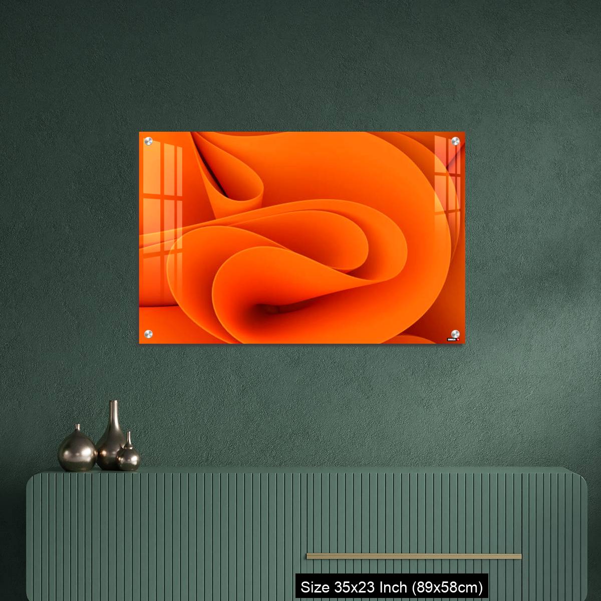 OMGs Acrylic Wall Decor – Wavy swirly fabric. - Image 9