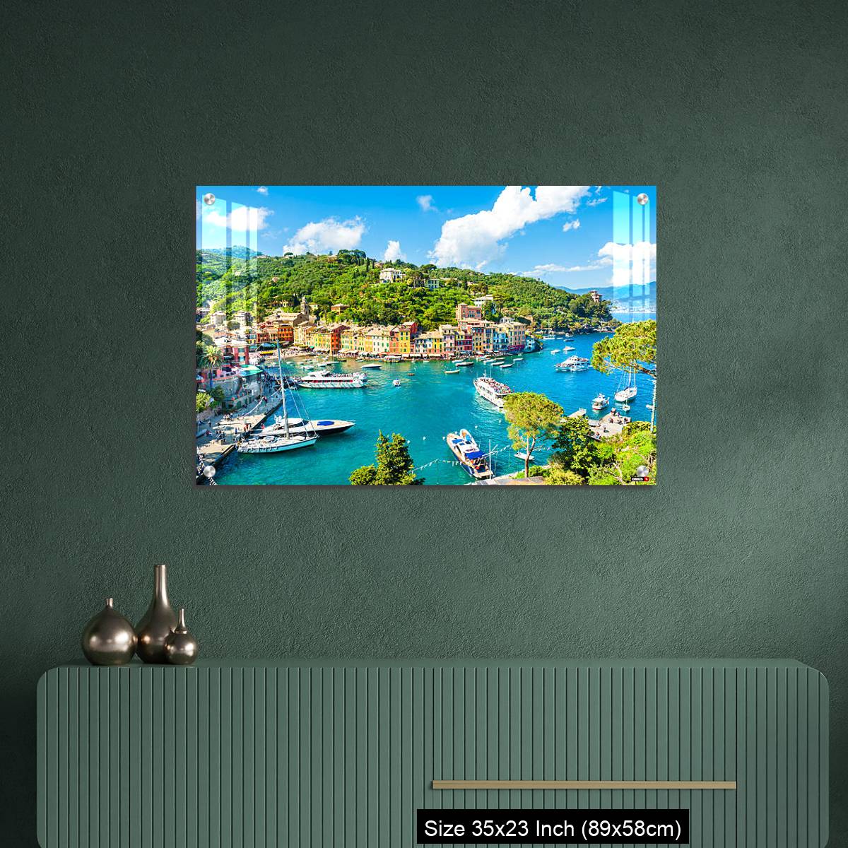 OMGs Acrylic Wall Decor – Beautiful view of Portofino, Liguria, Italy - Image 9