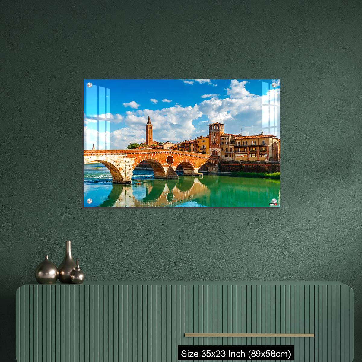 OMGs Acrylic Wall Decor – Bridge Ponte Pietra in Verona on Adige river - Image 9