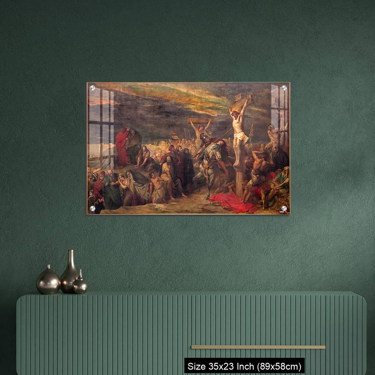 OMGs Acrylic Wall Decor – Brussels - The Crucifixion paint in st. Jacques church - Image 9