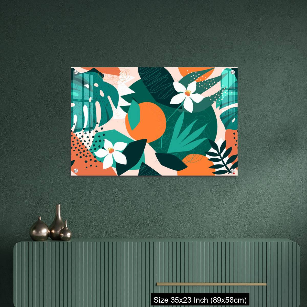 OMGs Acrylic Wall Decor – Collage contemporary floral seamless pattern - Image 9