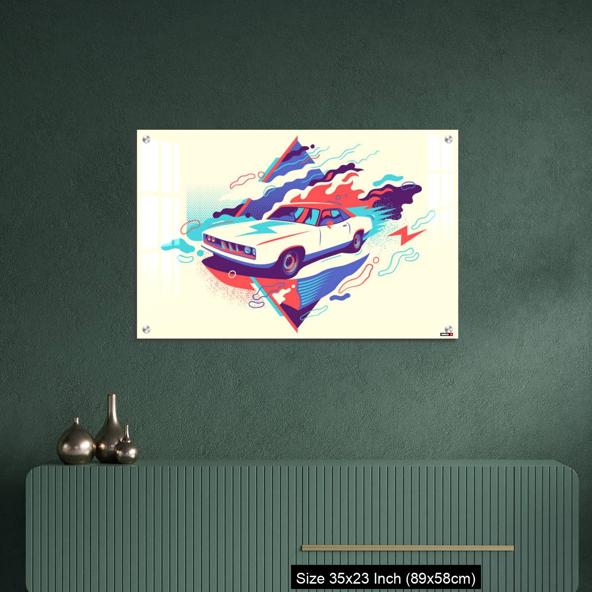 OMGs Acrylic Wall Decor – Colorful abstraction. - Image 9