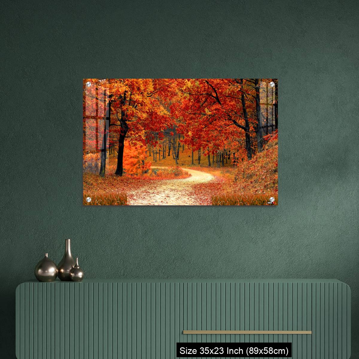 OMGs Acrylic Wall Decor – England-Foggy path in the autumn park - Image 9