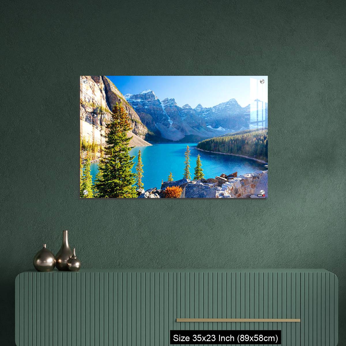 OMGs Acrylic Wall Decor – Moraine Lake, Lake Louise, Banff National Park, Alberta, Canada - Image 9