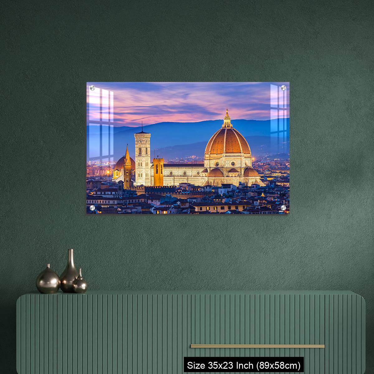 OMGs Acrylic Wall Decor – The twilight of Florence in Tuscany, Italy - Image 9