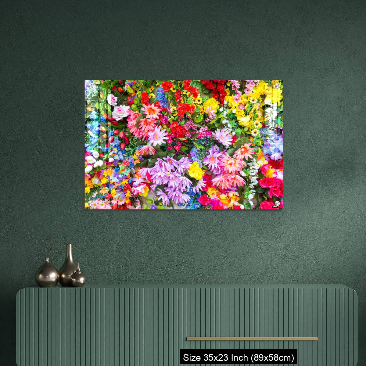 OMGs Acrylic Wall Decor – Various color flower background wall - Image 9