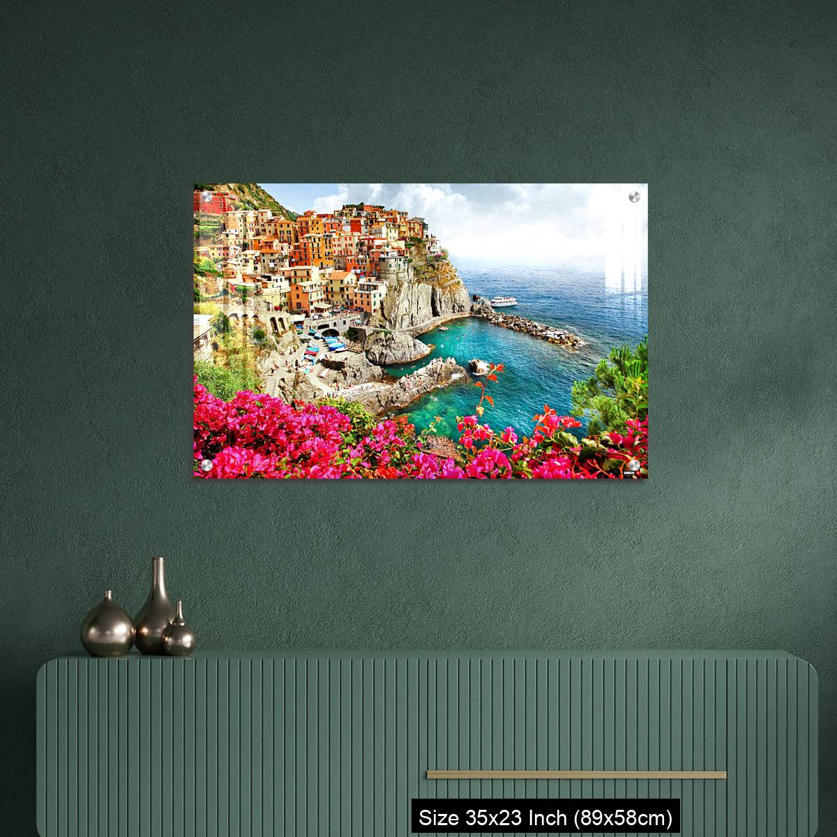 OMGs Acrylic Wall Decor – beautiful places of Italy  - Monarola village (Cinque terre) - Image 9