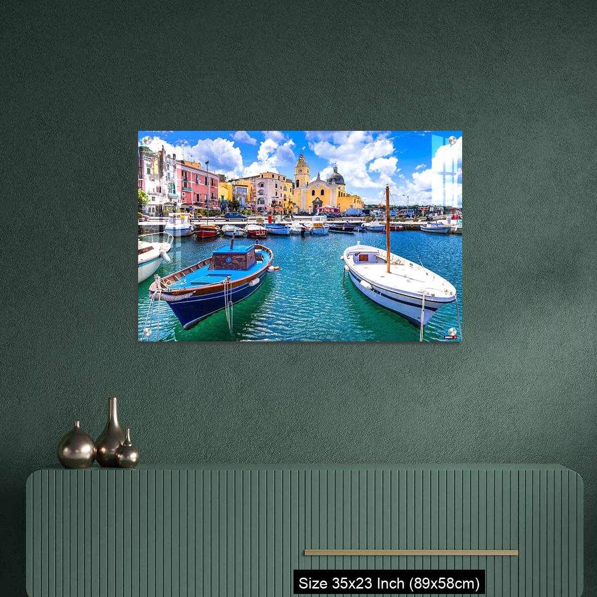 OMGs Acrylic Wall Decor – colorful Procida island in Campania, Italy - Image 9