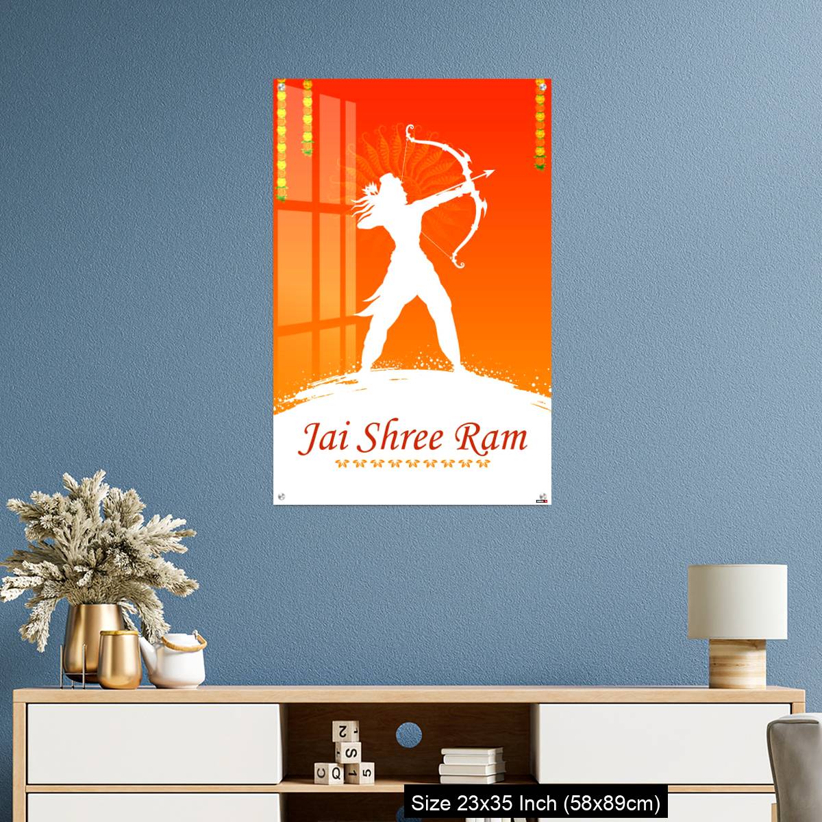 OMGs Acrylic Wall Decor – Lord Rama with bow arrow - Image 10