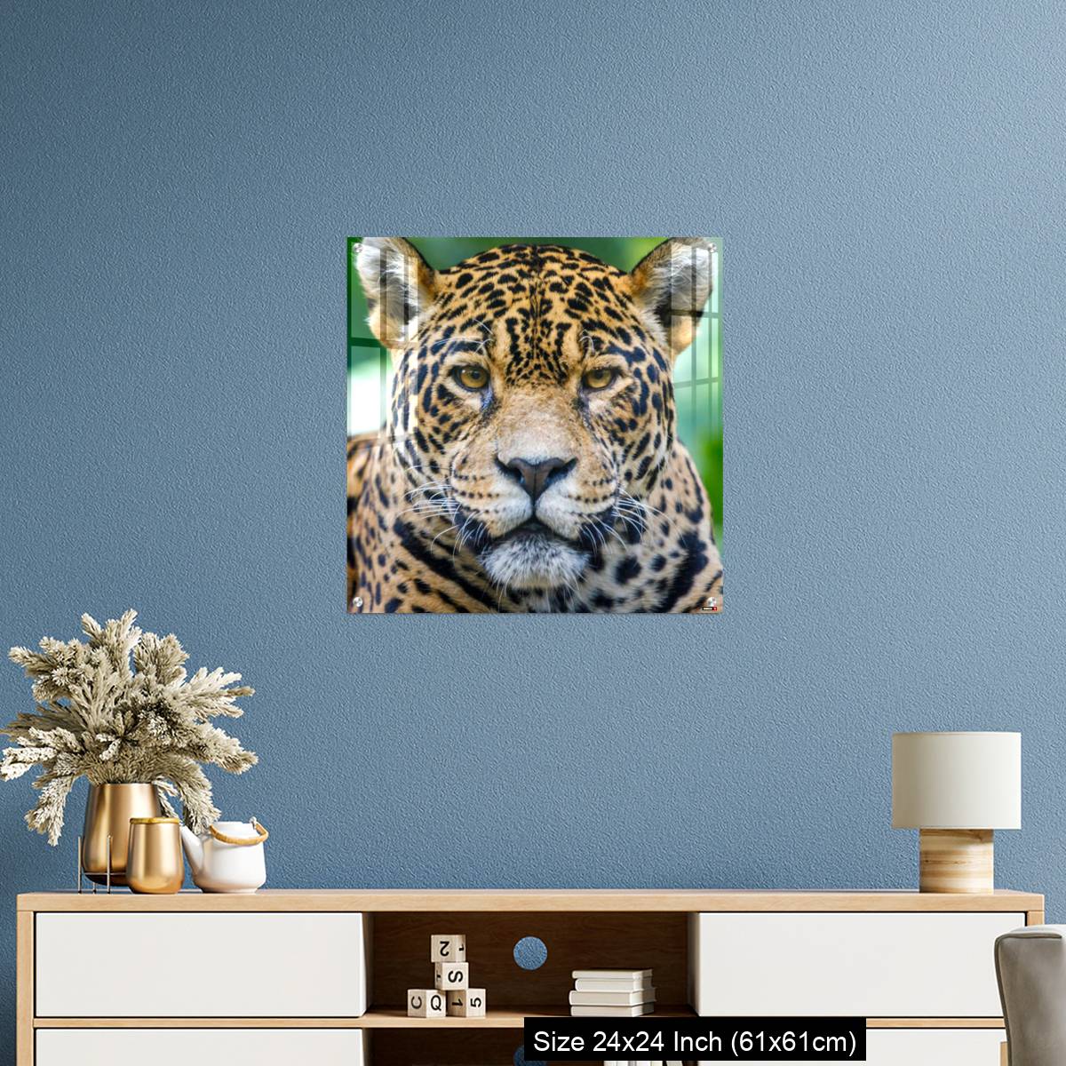 OMGs Acrylic Wall Decor – Jaguar looking at camera - Pantanal wetlands, Brazil - Image 10