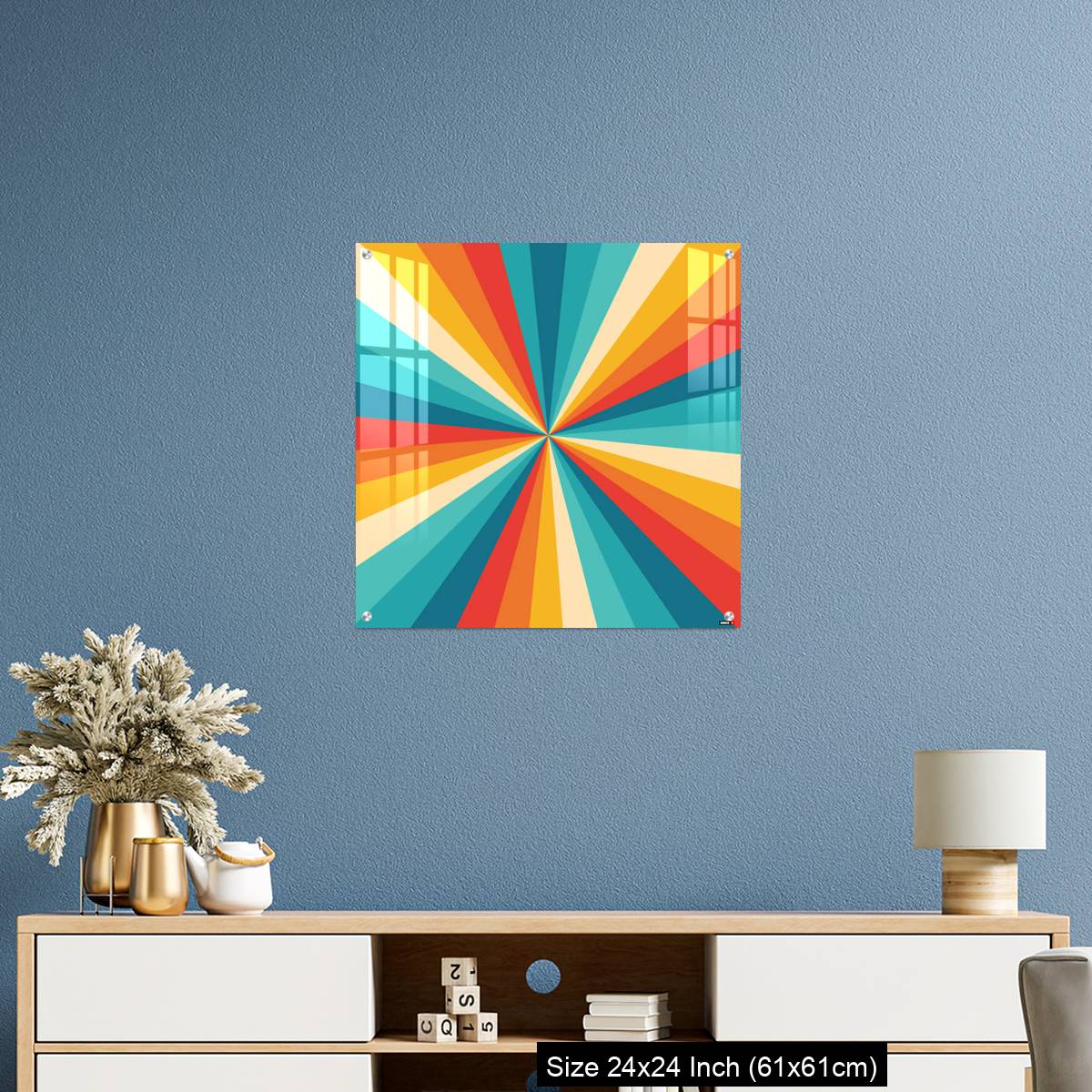 OMGs Acrylic Wall Decor – Sunburst Retro - Image 10